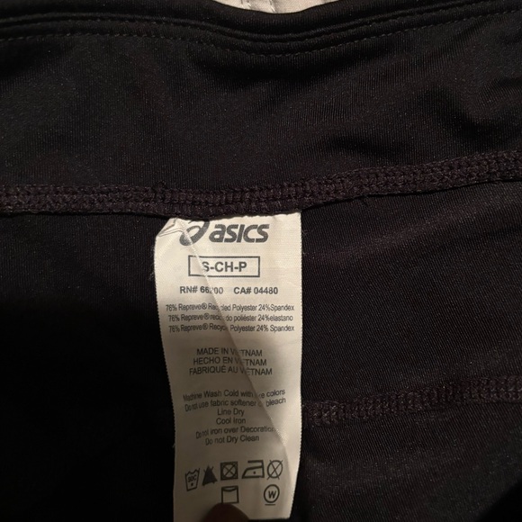 Small ASICS Black Leggings - Picture 3 of 3